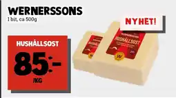 MatArket WERNERSSONS Hushållsost erbjuda