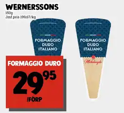 MatArket WERNERSSONS Formaggio duro erbjuda