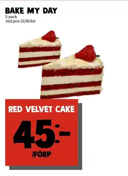 MatArket Bake My Day Red velvet cake erbjuda