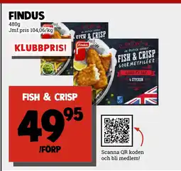 MatArket FINDUS Fish&crisp erbjuda
