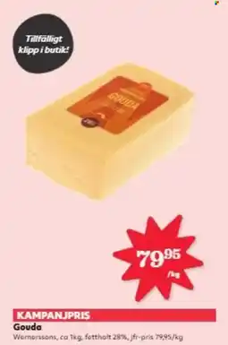 Hemköp Wernerssons Gouda erbjuda