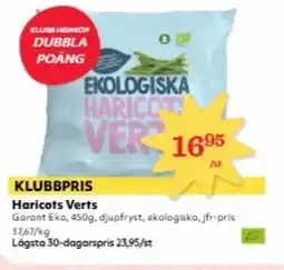 Hemköp Garant Eko Haricots Verts erbjuda