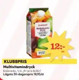 Hemköp ELDORADO Multivitamindryck erbjuda