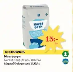 Hemköp Garant Havregryn erbjuda