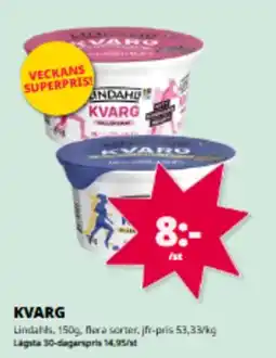 Tempo Lindahls Kvarg erbjuda