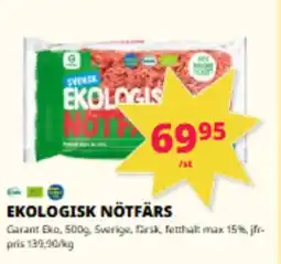 Tempo Garant Ekologisk nötfärs erbjuda