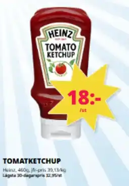 Tempo HEINZ Tomatketchup erbjuda