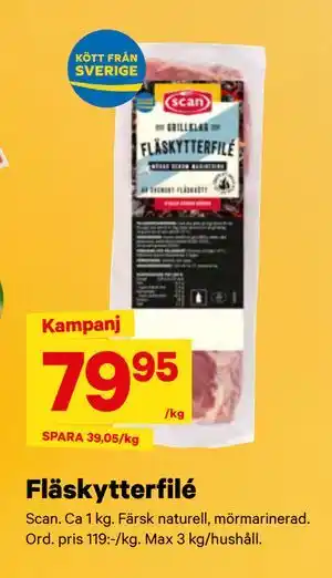 City Gross Fläskytterfilé erbjuda