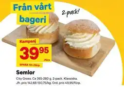 City Gross Semlor erbjuda