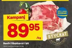 City Gross Benfri fläskkarré i bit erbjuda