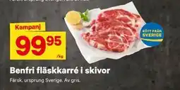 City Gross Benfri fläskkarré i skivor erbjuda
