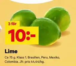 City Gross Lime erbjuda