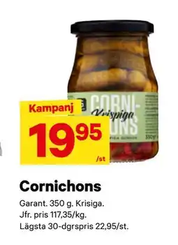 City Gross Cornichons erbjuda