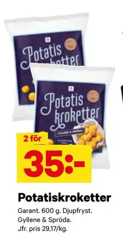 City Gross Potatiskroketter erbjuda