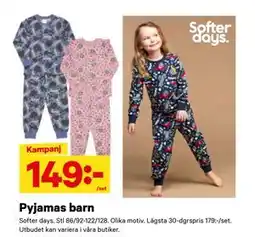 City Gross Pyjamas barn erbjuda