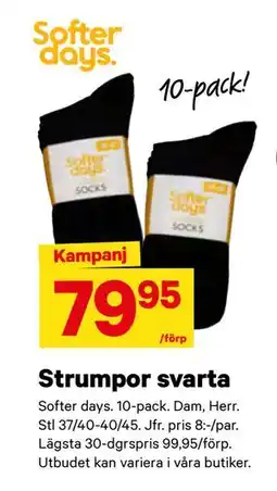 City Gross Strumpor svarta erbjuda