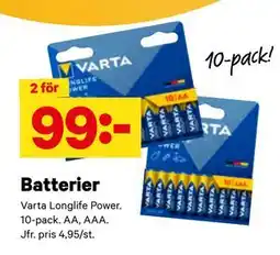 City Gross Batterier erbjuda