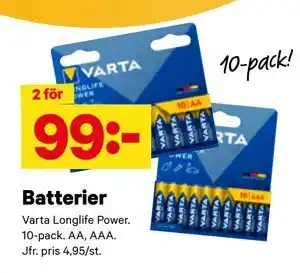City Gross Batterier erbjuda