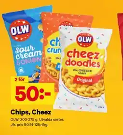 City Gross Chips, Cheez erbjuda