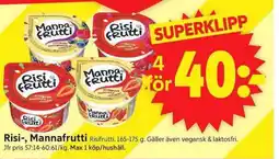 ICA Supermarket Risi Frutti Risi-, Mannafrutti erbjuda