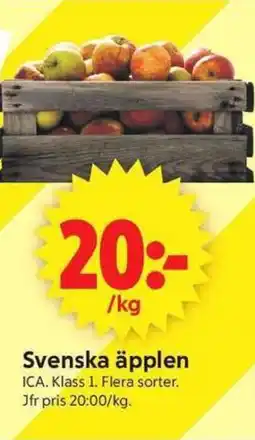 ICA Supermarket ICA Svenska äpplen erbjuda