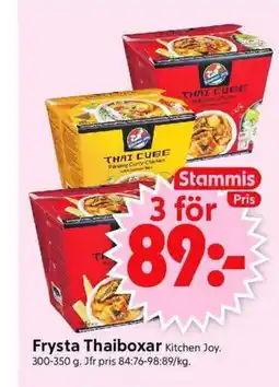 ICA Supermarket Kitchen Joy Frysta Thaiboxar erbjuda