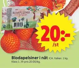 ICA Supermarket ICA Blodapelsiner i nät erbjuda