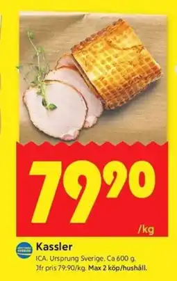 ICA Kvantum ICA Kassler erbjuda