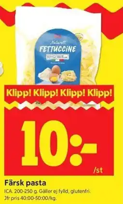 ICA Kvantum ICA Färsk pasta erbjuda