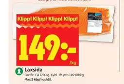 ICA Kvantum Pacific Laxsida erbjuda