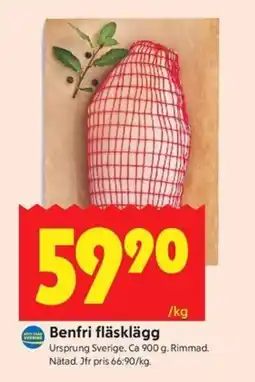 ICA Kvantum Benfri fläsklägg erbjuda