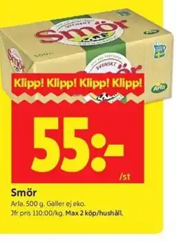 ICA Kvantum Arla Smör erbjuda