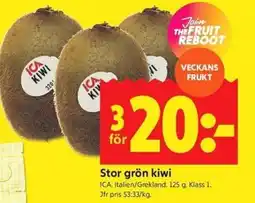 ICA Kvantum ICA Stor grön kiwi erbjuda