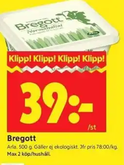 ICA Kvantum Arla Bregott erbjuda