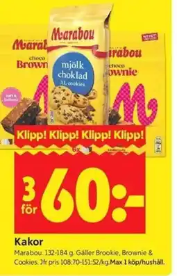 ICA Kvantum Marabou Kakor erbjuda