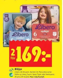 ICA Kvantum Libero Blöjor erbjuda