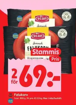 ICA Kvantum Scan Falukorv erbjuda