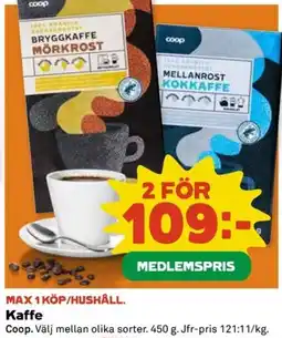 Coop Coop Kaffe erbjuda
