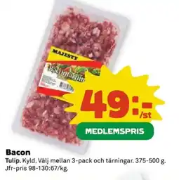 Coop TULIP Bacon erbjuda