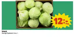 Coop Vitkål erbjuda