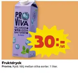 Coop PROVIVA Fruktdryck erbjuda