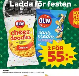 Coop OLW Snacks erbjuda