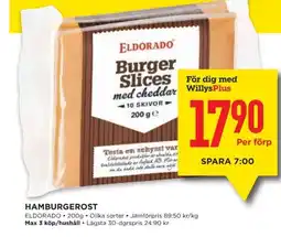 Willys ELDORADO Hamburgerost erbjuda