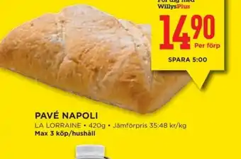 Willys Pavé napoli erbjuda