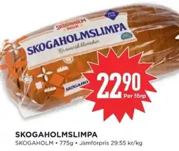 Willys SKOGAHOLM Skogaholmslimpa erbjuda
