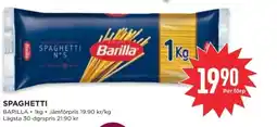 Willys BARILLA Spaghetti erbjuda