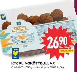 Willys GARANT Kycklingköttbullar erbjuda
