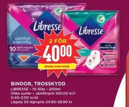 Willys LIBRESSE Bindor, trosskydd erbjuda
