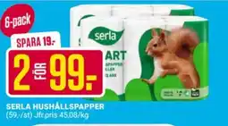 ÖoB Serla hushållspapper erbjuda