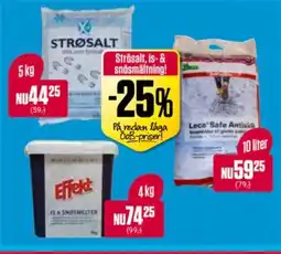 ÖoB Strösalt, is-& snösmältning! erbjuda